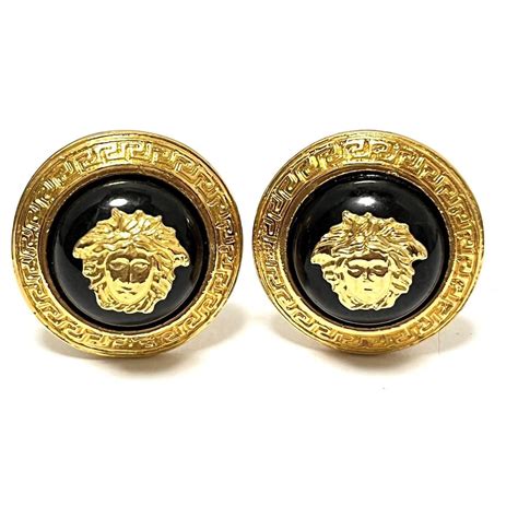 boucle d'oreille versace homme|Versace .